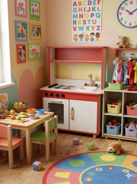 Ahşap Mutfak Köşesi