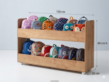 Çanta Dolabı 150 cm