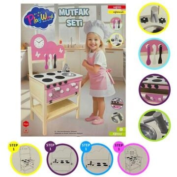 Ahşap Oyuncak Mutfak Seti