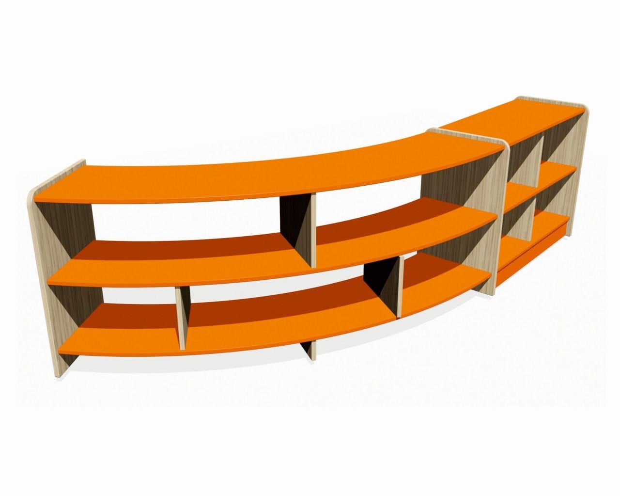 Çift Taraflı Oval Dolap