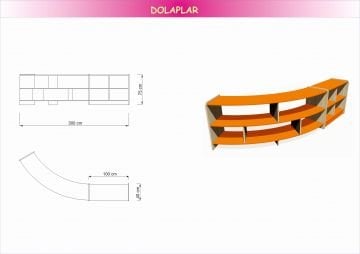 Çift Taraflı Oval Dolap