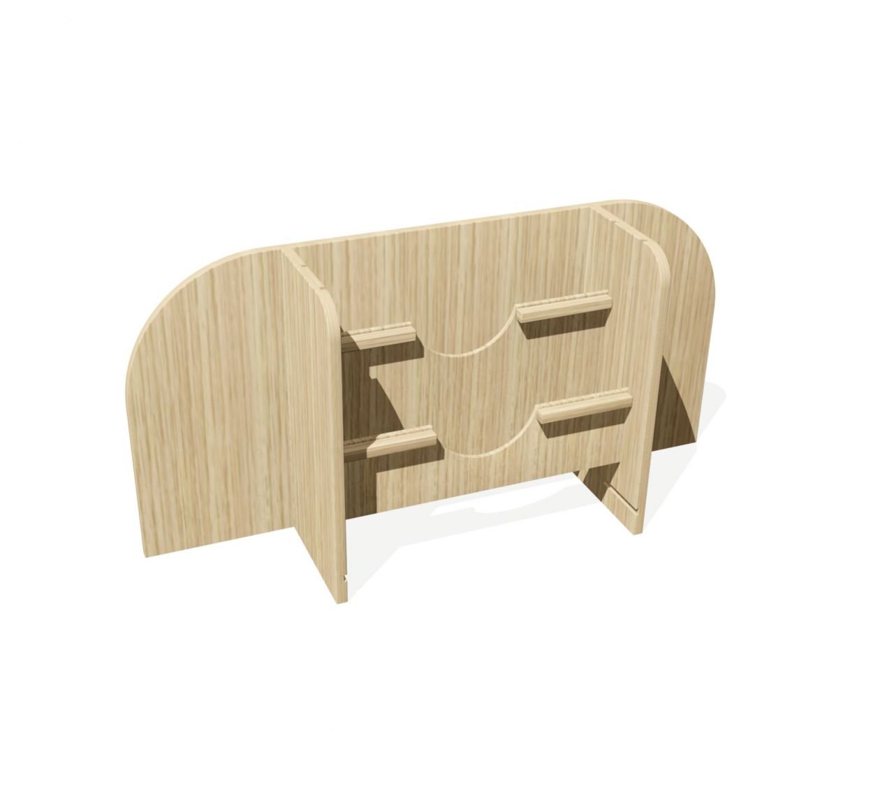 Duvara Monte Karton Dolabı