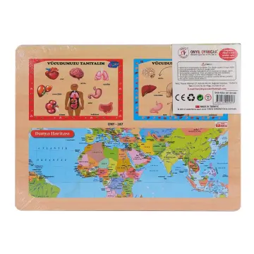 Vücudumuzu Tanıyalım Ahşap Eğitici Puzzle