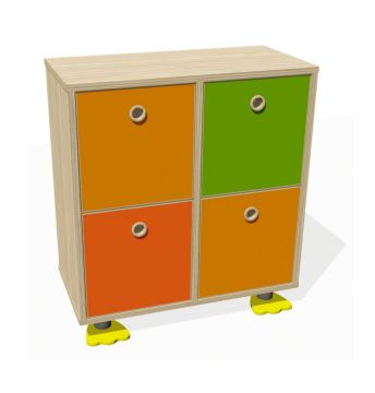 Dört Çekmeceli Dolap