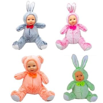 Tulumlu Peluş Bebek Oyuncak 30 CM