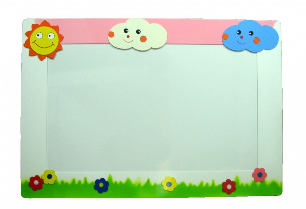 Bulut ve Güneş Yazı Tahtası 90x135