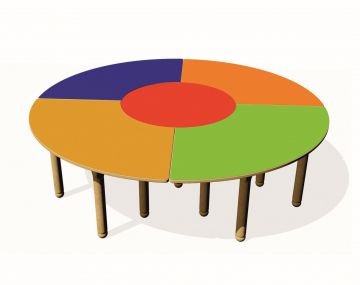 5 Parça Masa Grubu Kayın ayaklı