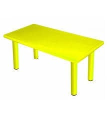 Dikdörtgen Plastik Masa 60x120