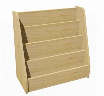 Naturel Tek Taraflı Kitaplık