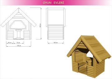 Ahşap Oyun Evi