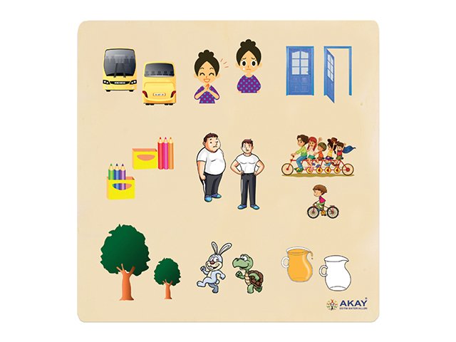 AHŞAP PUZZLE ZIT KAVRAMLAR (30x30)
