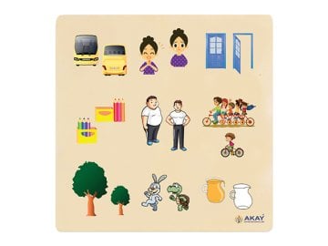 AHŞAP PUZZLE ZIT KAVRAMLAR (30x30)