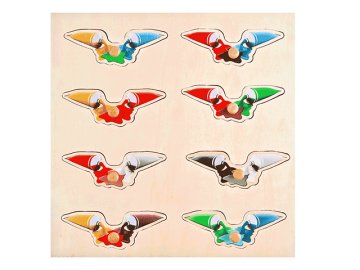 AHŞAP PUZZLE RENKLER (30x30)