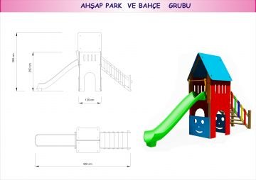 Ahşap Gülenyüz Oyun Parkı