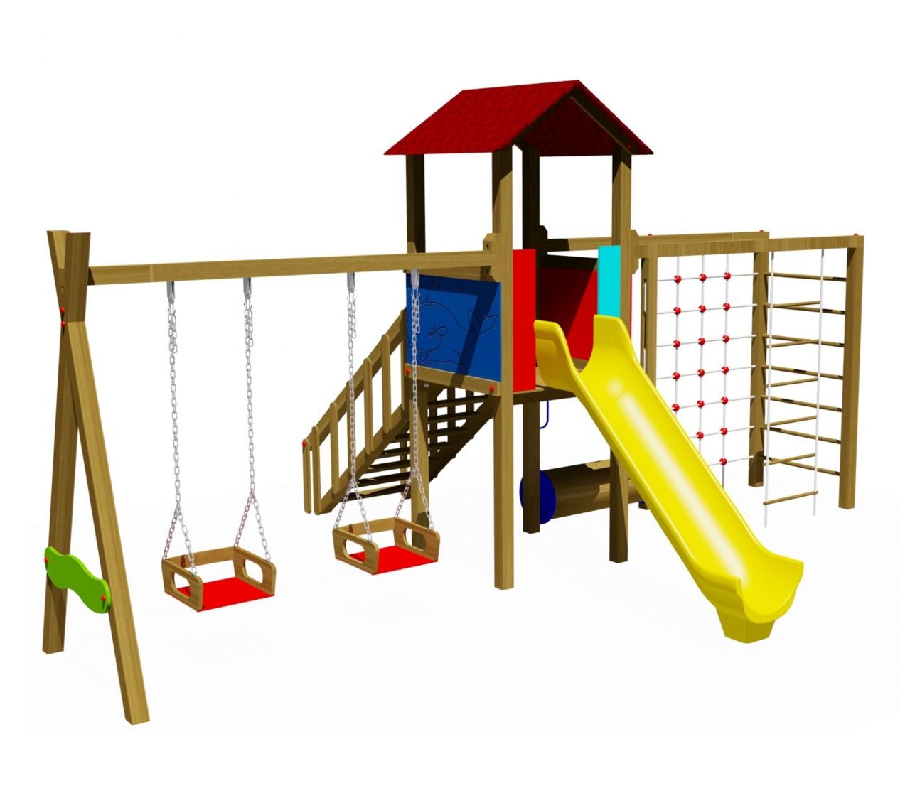 Tırmanma ve Salıncaklı Tek Kule Park