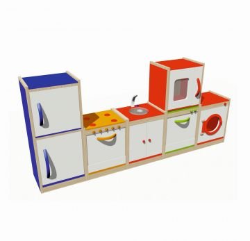 Ahşap Modüler Mutfak Köşesi