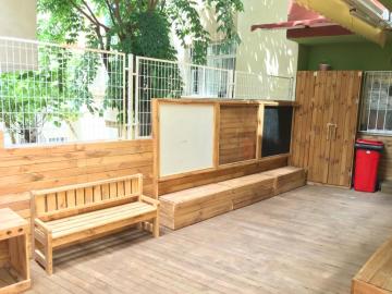 Dış Mekan Banklı Yazı Tahtası