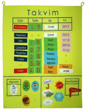 Takvim Pano Cırtlı