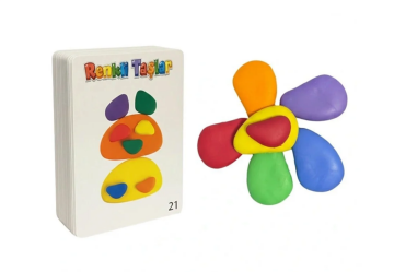 Rengarenk Çakıl Taşları 36 prç