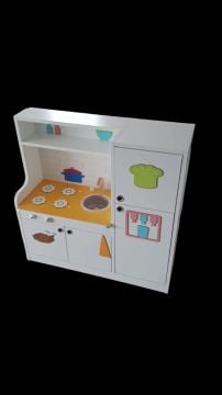 Mutfak Köşesi Renkli Büyük