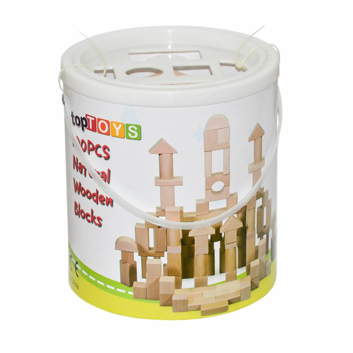 Natural Ahşap Blok Seti 100 Parça