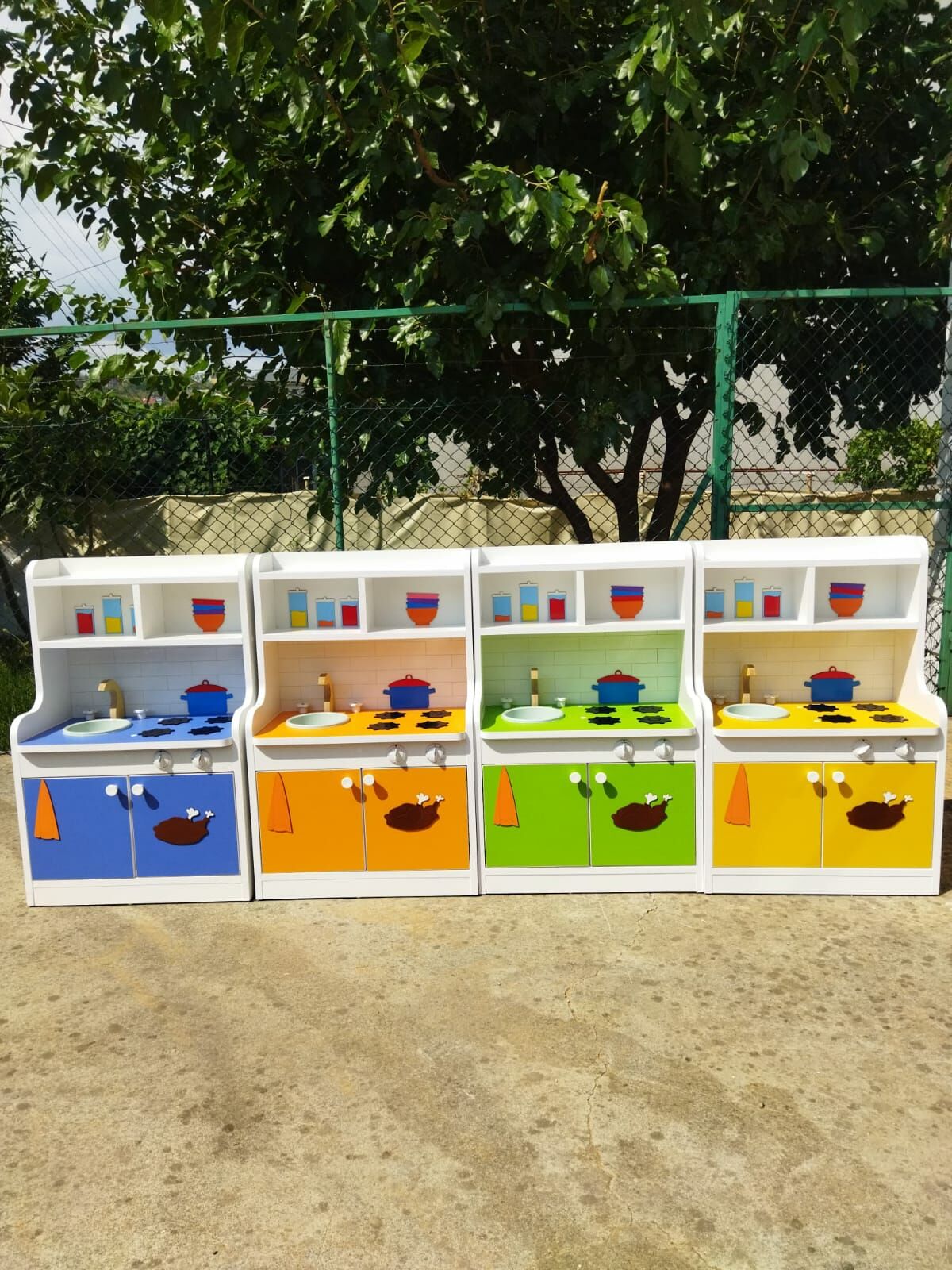 Küçük Mutfak Köşesi Renkli