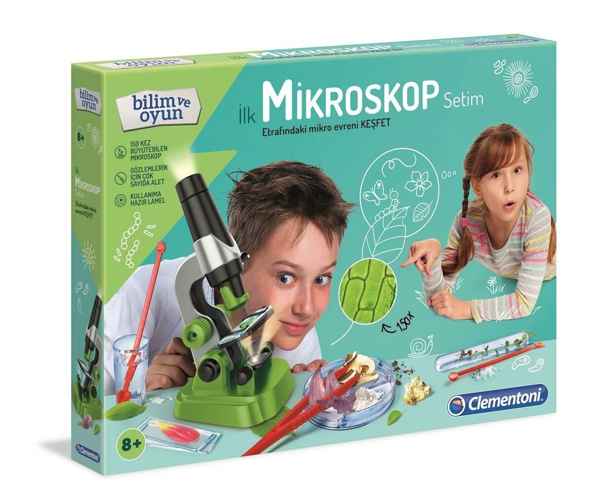 İLK MİKROSKOP SETİM BİLİM VE OYUN 8+
