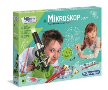 İLK MİKROSKOP SETİM BİLİM VE OYUN 8+