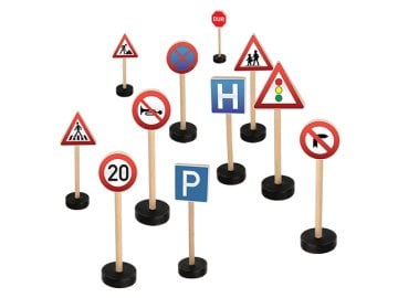 AHŞAP ULUSLARARASI TRAFİK İŞARETLERİ