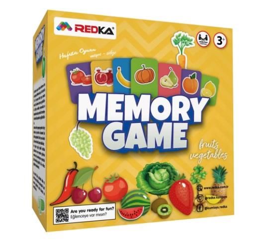 REDKA MEMORY GAME MEYVE SEBZELER HAFIZA OYUNU 3+