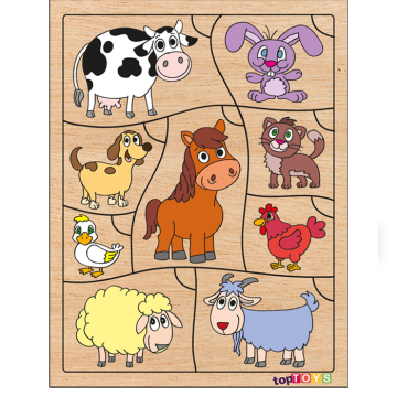 AHŞAP PUZZLE BİL BAKALIM KİMİN YAVRUSU