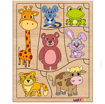 AHŞAP PUZZLE BİL BAKALIM KİM NE YER