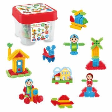 Kaktüs Blokları Plastik Kutulu 80 Parça