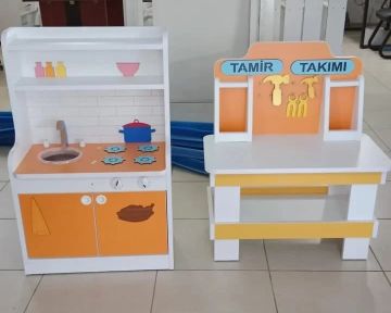 Küçük Mutfak ve Tamir Köşesi ikili Set