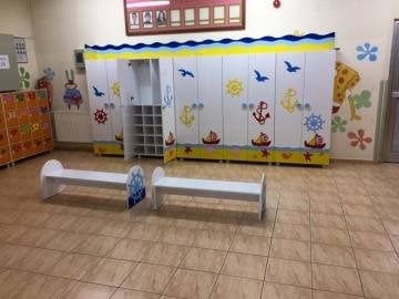 Deniz Temalı Portmanto Ayakkabılık ( 80*180)