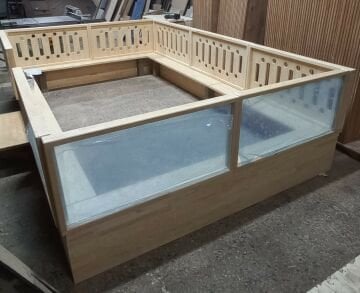 Banklı , çitli kum havuzu 300x200x75 h