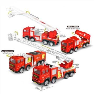 SÜRTMELİ İTFAİYE ARABASI MERDİVENLİ 3+