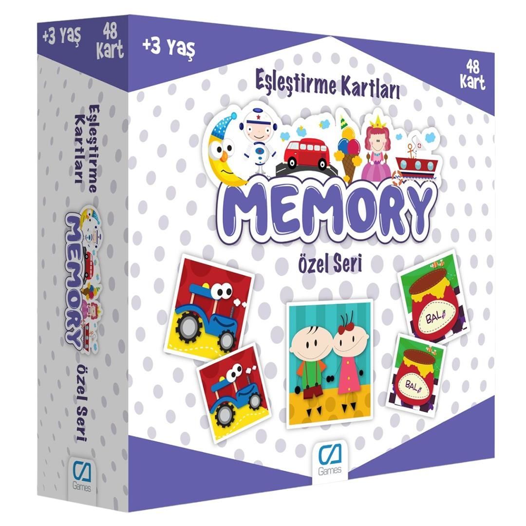 CA GAMES MEMORY ÖZEL SERİ EŞLEŞTİRME KARTLARI 48 KART