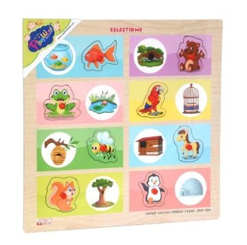 Ahşap Tutmalı Eşleştirme Hangi Hayvan Nerede Yaşar