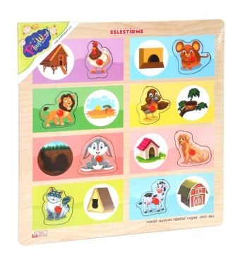 Ahşap Tutmalı Eşleştirme Hangi Hayvan Nerede Yaşar