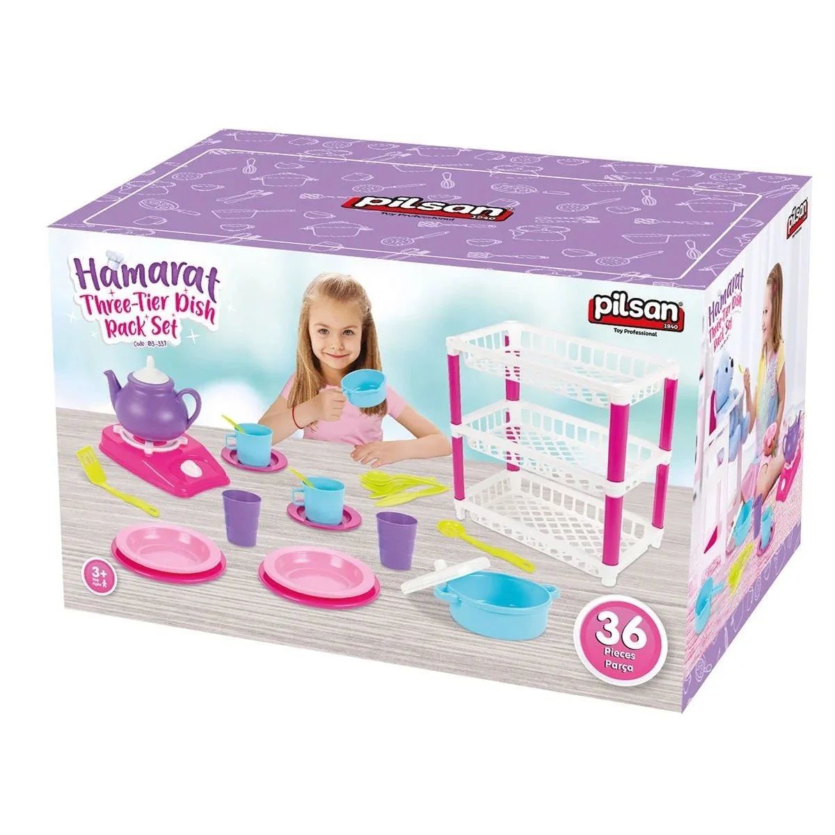 3 Katlı Hamarat Mutfak Seti