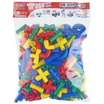 Tekerlekli Borular Mega set 268 prç.