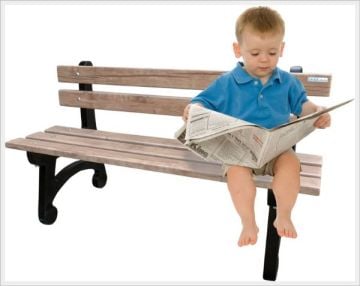 Anaokulu ahşap çocuk bank