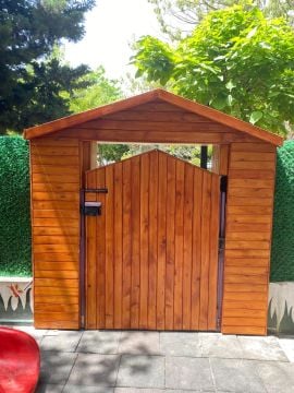 Ahşap Dış Mekan Kapı ve Duvar Uygulaması m2