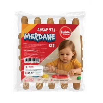 AHŞAP 5Lİ MERDANE POŞETLİ