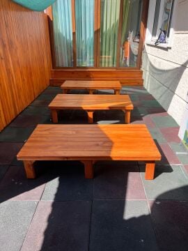 Dış Mekan Etkinlik Masası 70*140*35 h