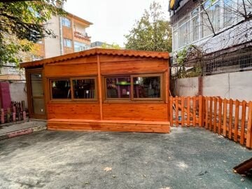 Dış mekan öğretmenler odası 4x4x3 h