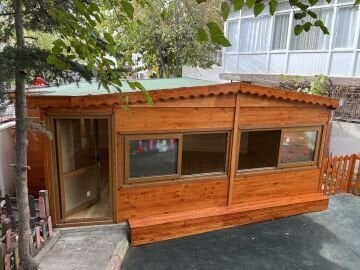 Dış mekan öğretmenler odası 4x4x3 h