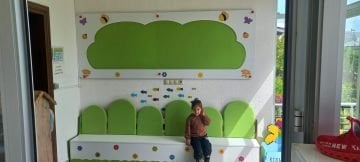 Doğa figürlü bank ve pano 180 cm