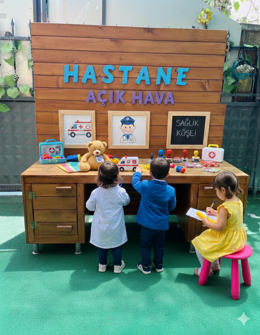 Açık Hava Hastane Oyun Köşesi 150 cm